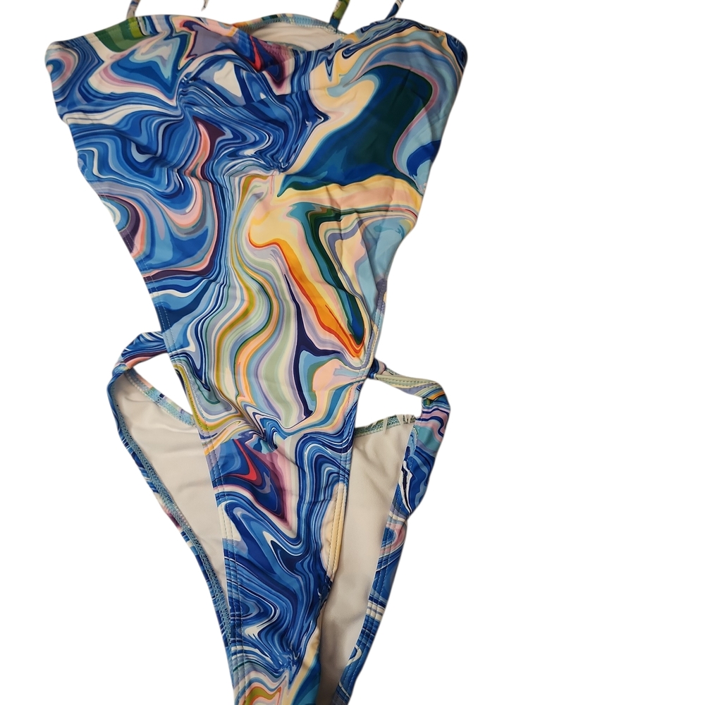Multicolor Swirl Women's Swimsuit